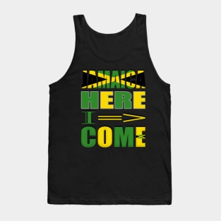 Jamaica Here I Come, Jamaica Vacation Tank Top